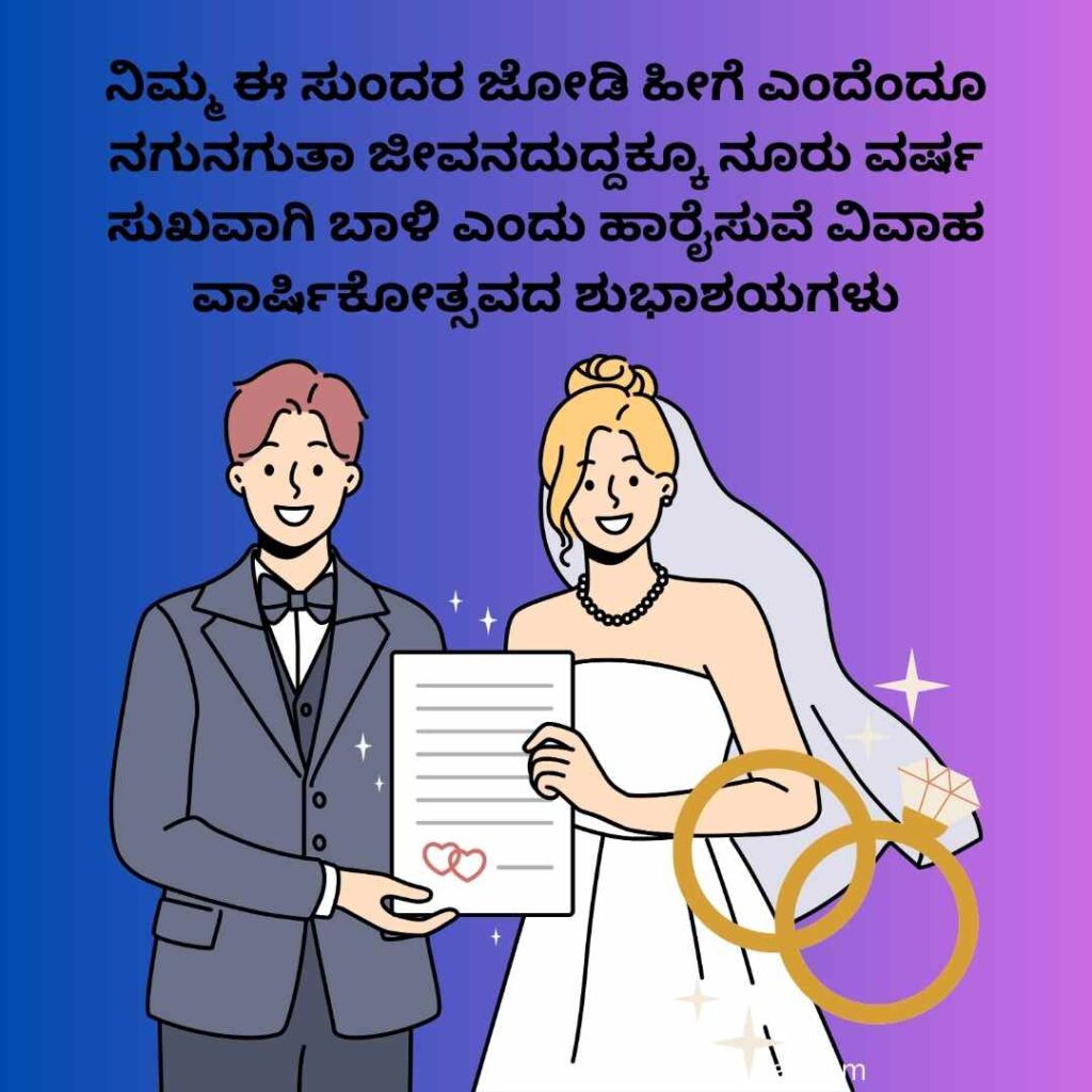 Marriage Wishes In Kannada for Sister
