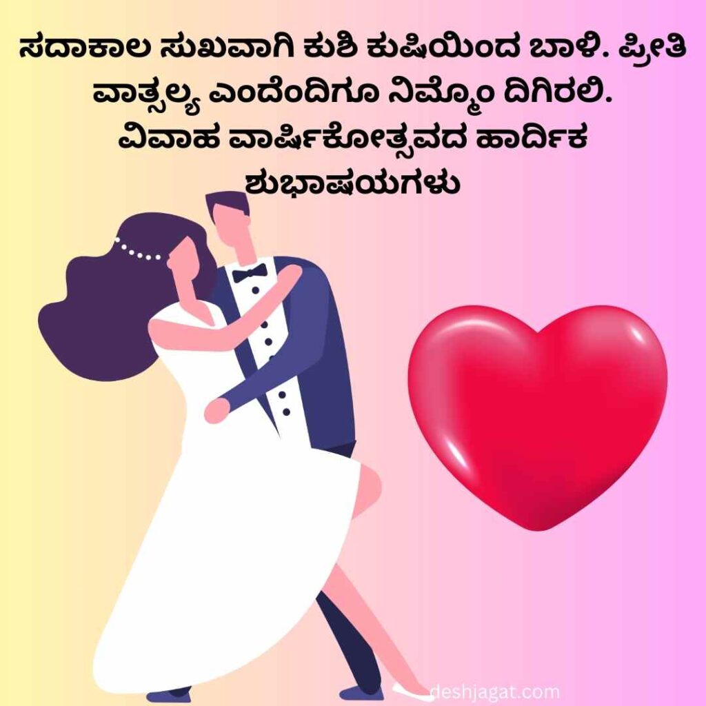 Marriage Wishes In Kannada for Friend