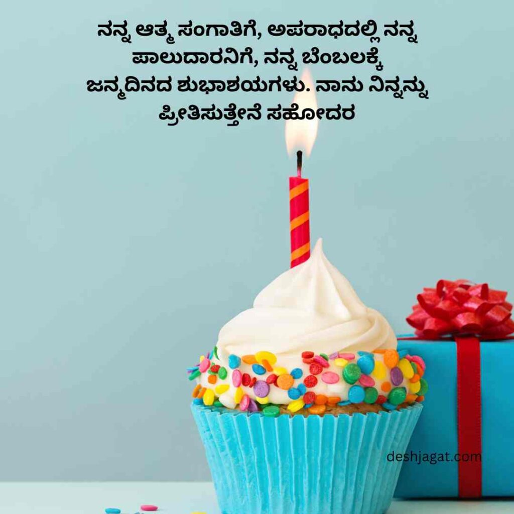 Birthday Wish For Brother In Kannada